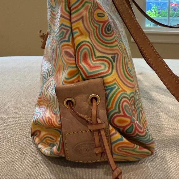 Dooney & Bourke rare rainbow doodle y2k purse - Picture 5 of 12